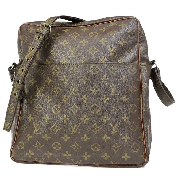 LOUIS VUITTON Marceau Shoulder Bag Monogram Leather Brown France - Picture 1 of 13